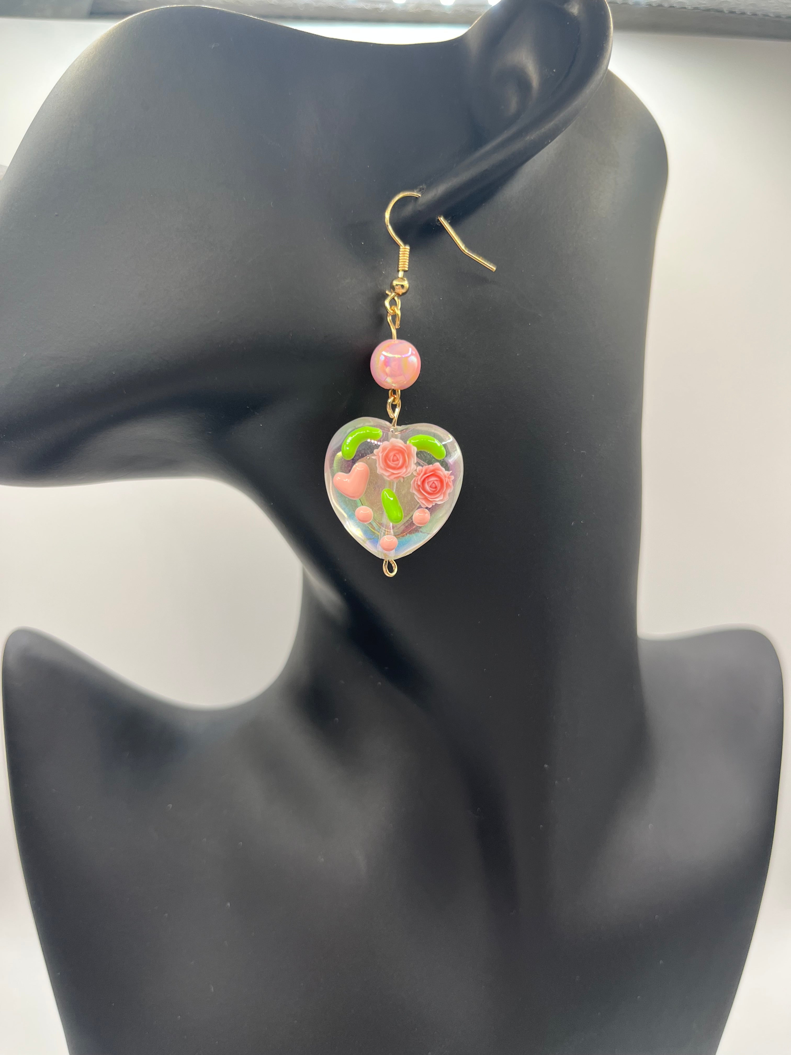 Spring Heart Earrings