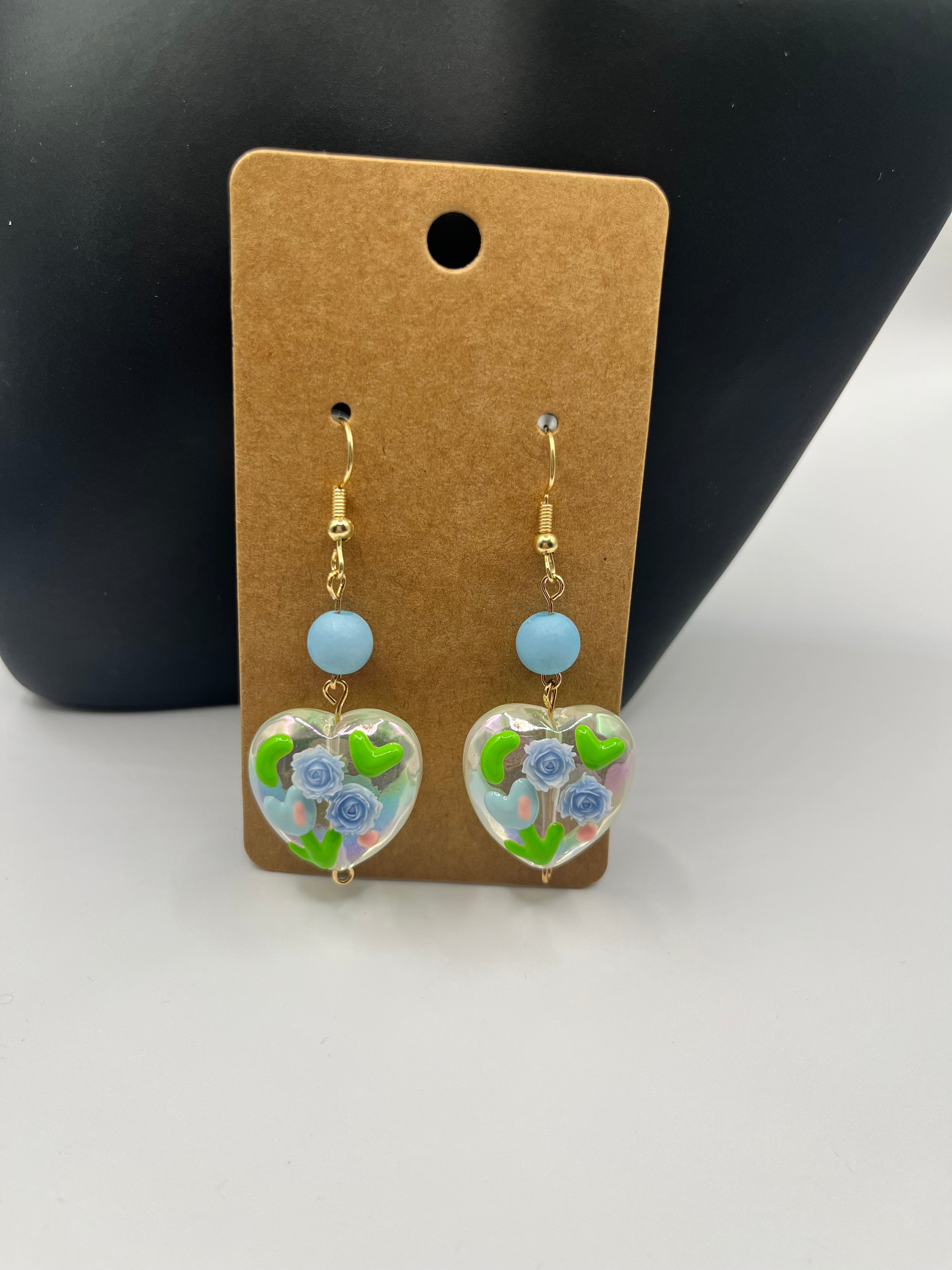 Spring Heart Earrings