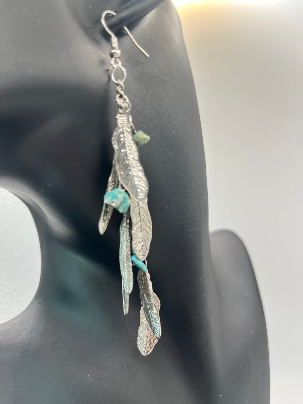 Feather Dangle Earrings