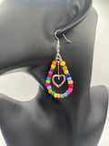 Beaded Teardrop earrings
