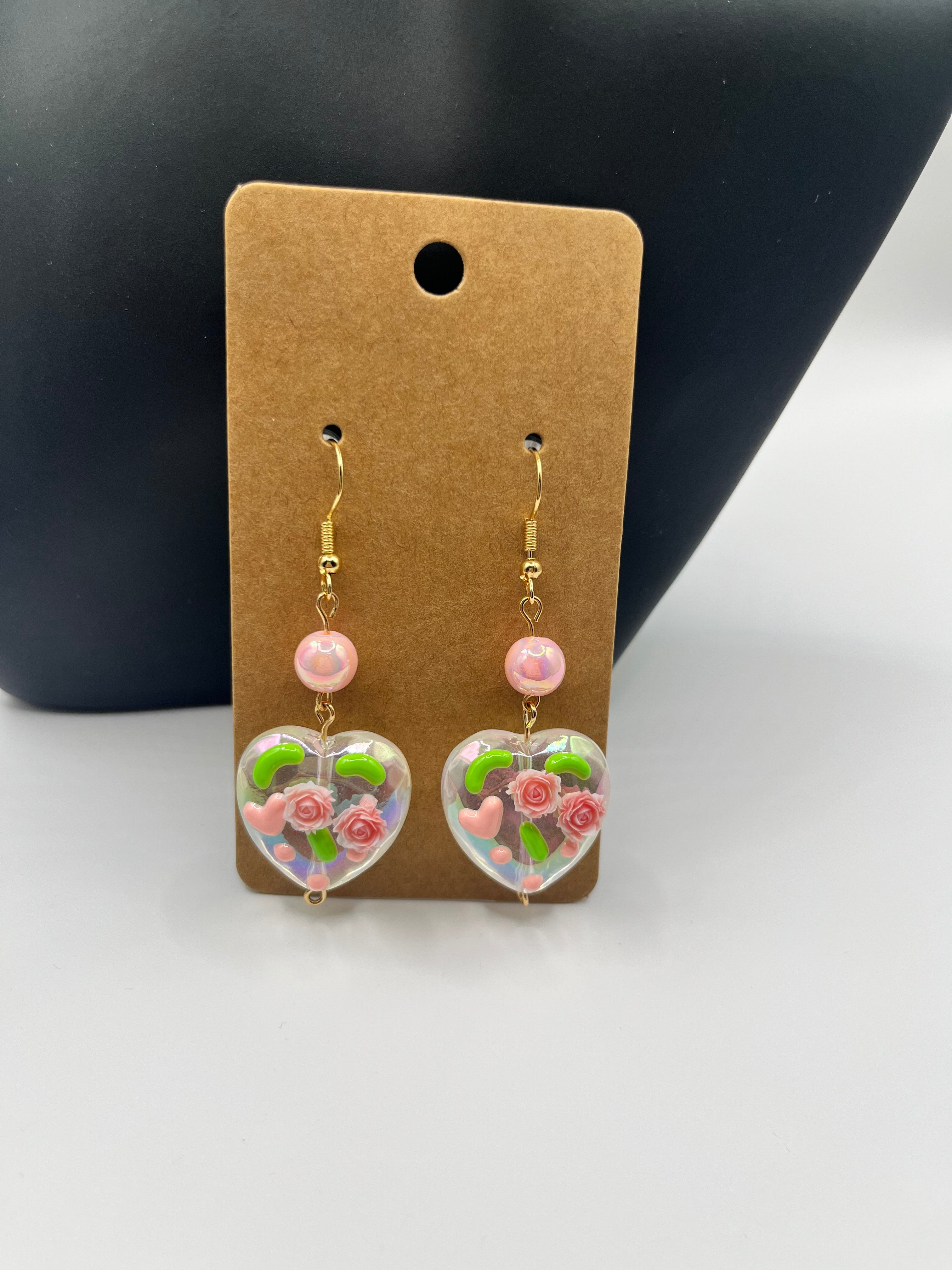 Spring Heart Earrings