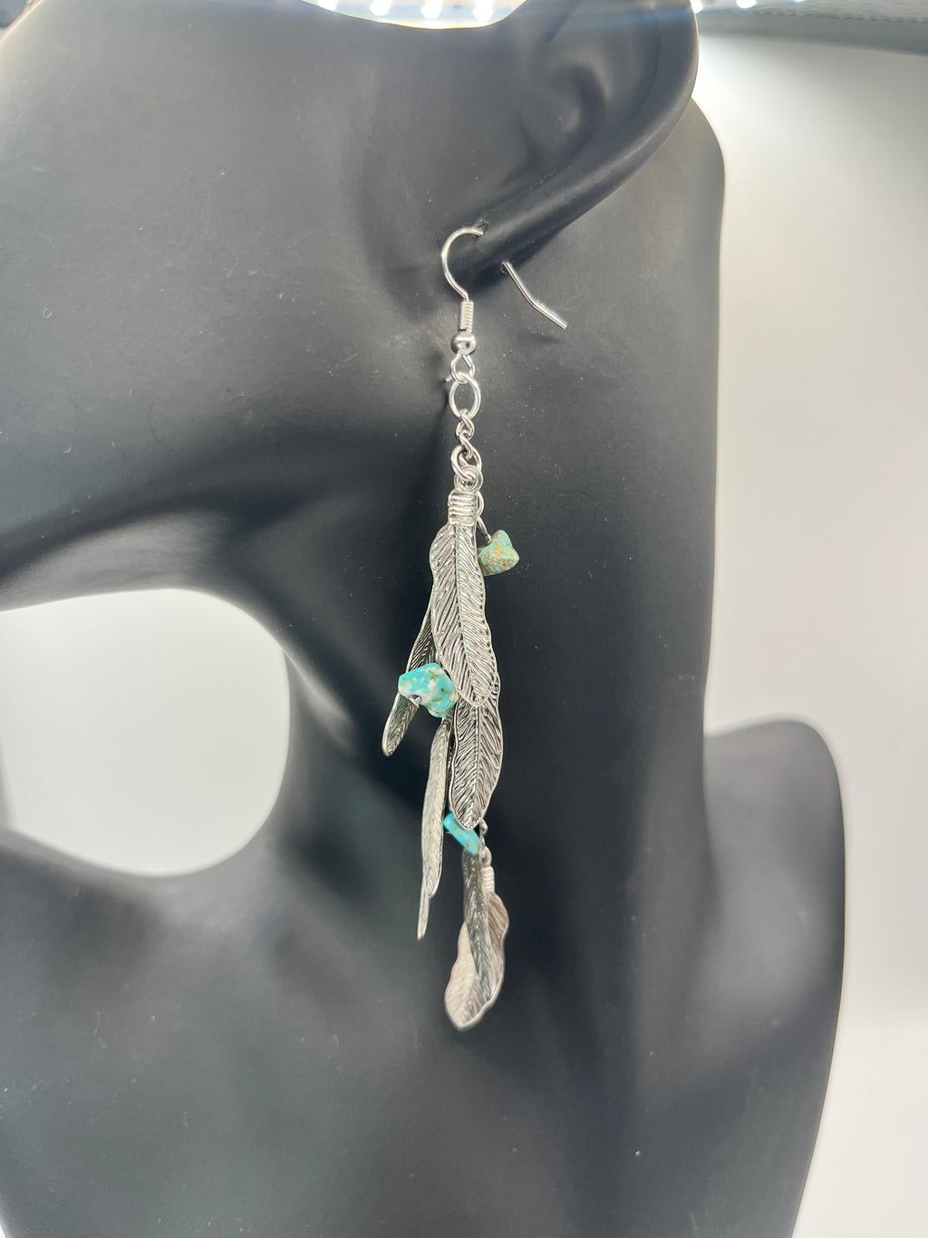 Feather Dangle Earrings