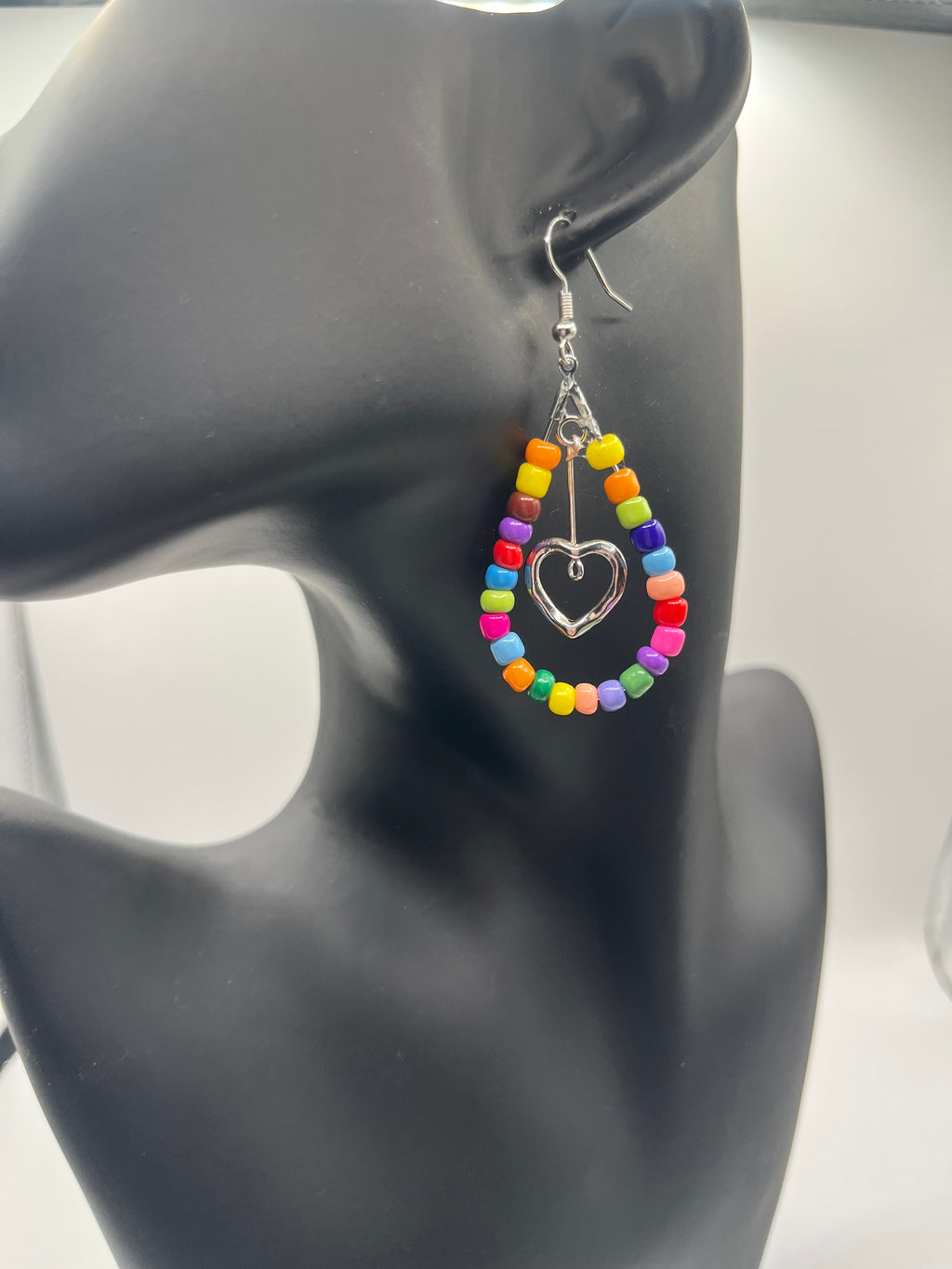 Beaded Teardrop earrings