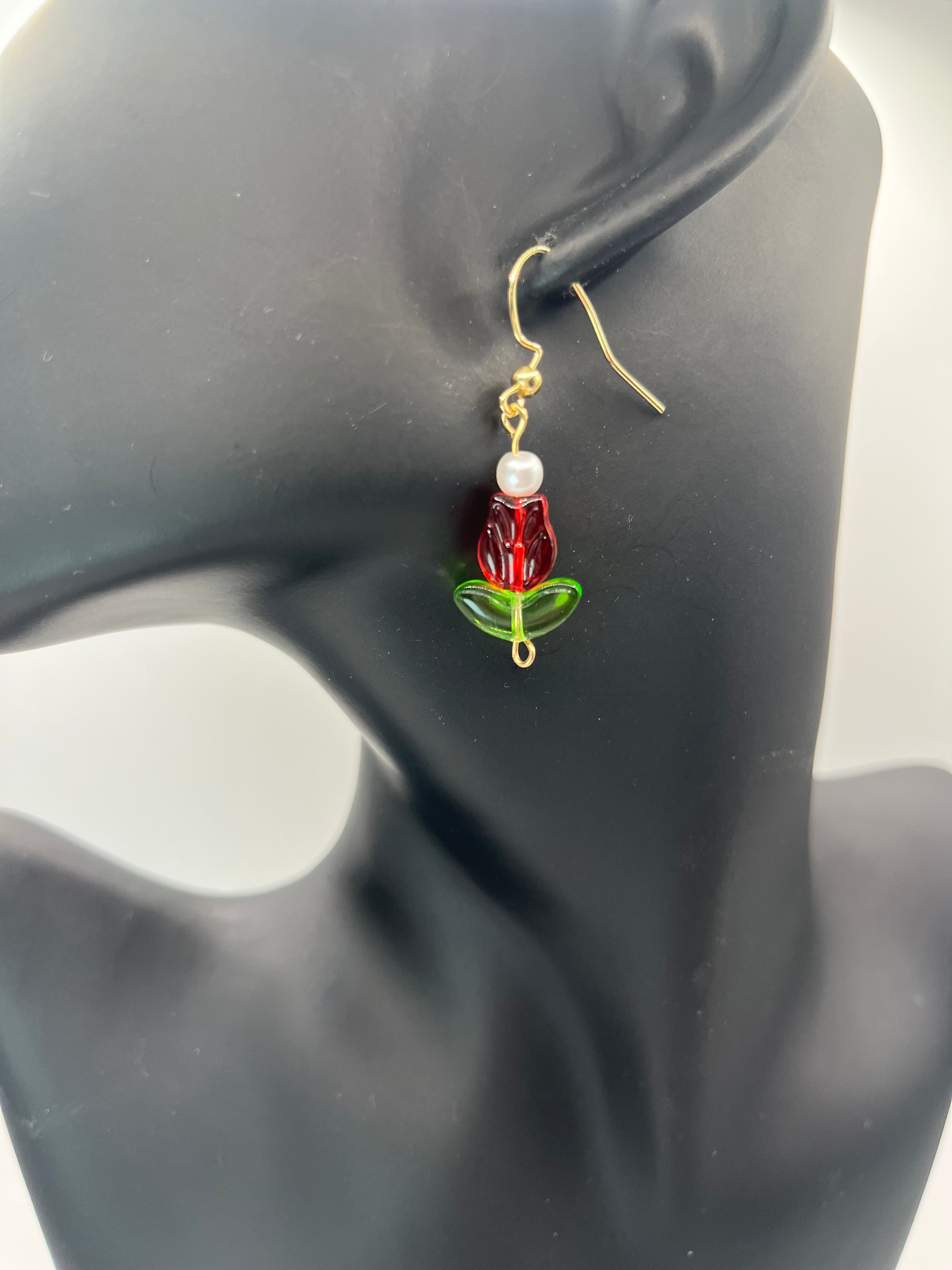 Rose Earrings