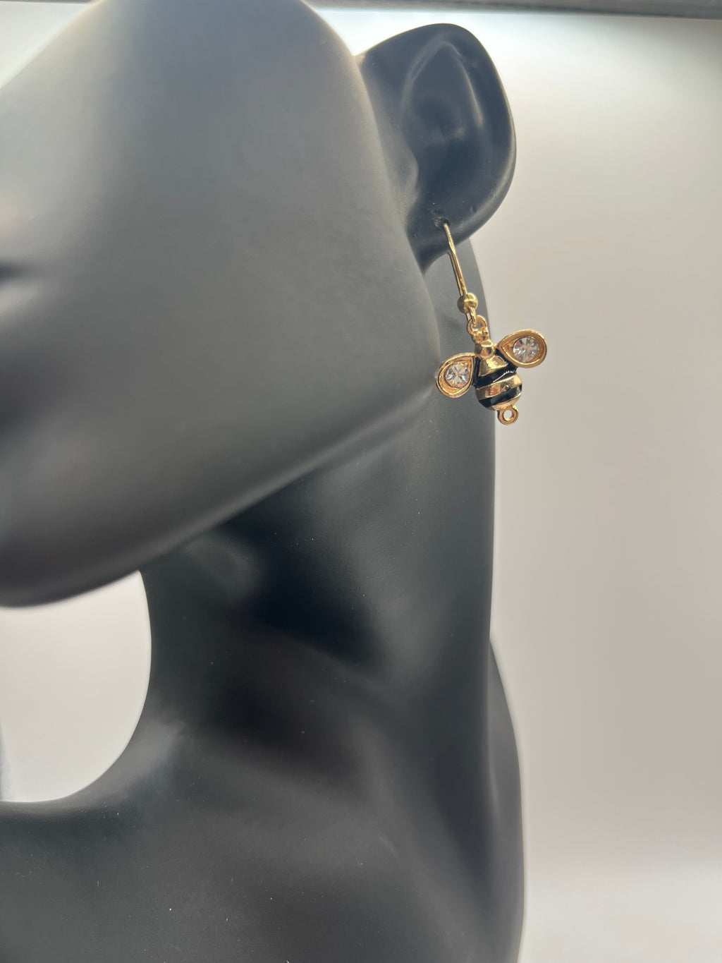 Gold Bee Earrings