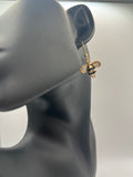 Gold Bee Earrings